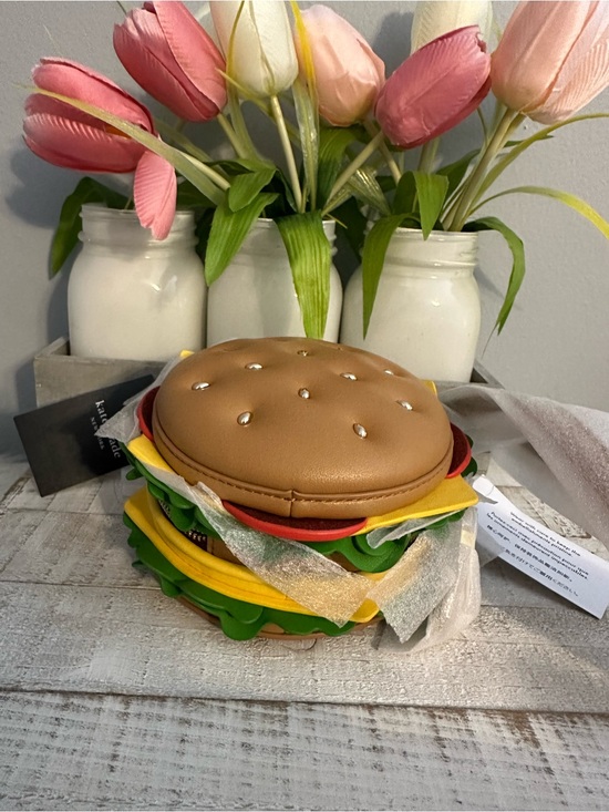 kate spade Handbags - Nwt Kate spade snack bar cheeseburger 3d crossbody bag